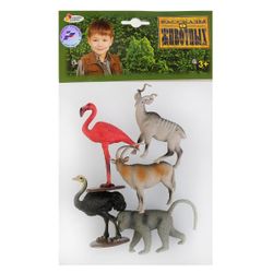 Играем вместе / Let's play together / Set of plastisol toys "Animals"