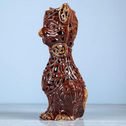 Керамика ручной работы / Table vase "Cat"