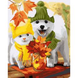 Опт-картина / Painting by numbers 40x50 Warm autumn