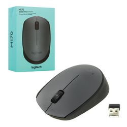 LOGITECH / Wireless mouse LOGITECH M170, 2 buttons + 1 wheel-button, optical, black