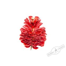 Holiday Classics / Scarlet cone, 10 cm, 6 pcs