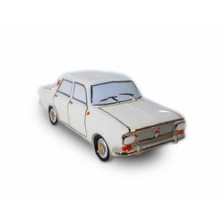 Фарфоровая мануфактура / Christmas tree toy "Moskvich 412 white"