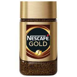 NESCAFE / Ground coffee in instant "Gold" freeze-dried, glass jar 47.5 g