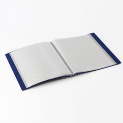Pasta BRAUBERG de 80 pastilhas, padrão, azul, 0,9 mm