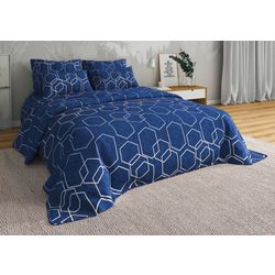 ВладЛен / VladLen / Roupa de cama de chita grossa "Geometria brilhante"