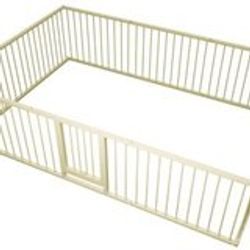 Вектор / Children's wooden transforming playpen 3x2 m