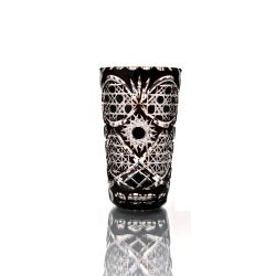Гусевской Хрустальный завод / Crystal vase for flowers "Vasilisa" small black
