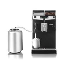 SAECO LIRIKA coffee machine, 1850 w, 2.5 litres, 500g grain container, hand-held cap, black