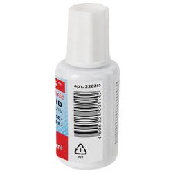 Correction fluid BRAUBERG Classic, quick-drying, 20 ml, with brush