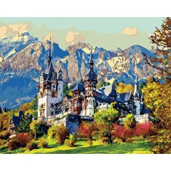 Опт-картина / Pittura con numeri 40x50 Castello