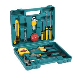 LOM / A set of tools in a case "Happy New Year", 15 items