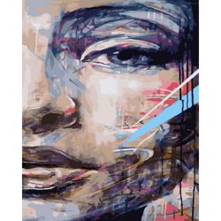 Опт-картина / Peinture par numéros 40x50 Look sérieux