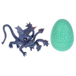 Играем вместе / Let's play together / A set of toys from plastisol "Blue dragon with an egg"