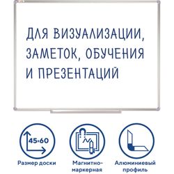 Magnetic marker board 45x60 cm, aluminum frame, Poland, STAFF Profit