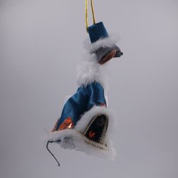 Потешный промысел / Christmas toy "Mouse-Santa Claus"