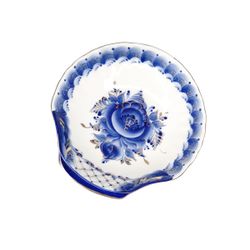 Гжельский Фарфоровый завод / Salad bowl Shell large gold