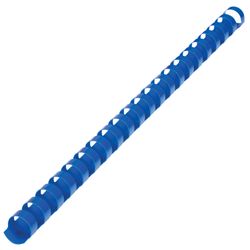 Plastic springs for binding, SET 100 pcs., 14 mm (for stitching 81-100 l.), Blue, BRAUBERG