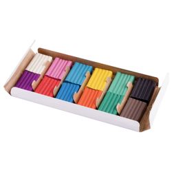 Nhựa dẻo cổ điển NHÂN VIÊN \ PIFAGOR, 12 màu, 120 g, gói các tông