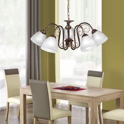 ПЕТРАСВЕТ / PETRASVET / Suspended chandelier S2135-5, 5xE27 max. 60W