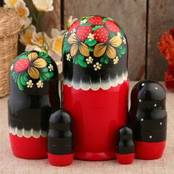 Сималенд / Matryoshka "Strawberry", 5 dolls