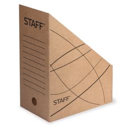 Tray vertical paper (250х320 mm), increased width of 150 mm to 1400 sheets, micro corrugated Board, STAFF, BROWN