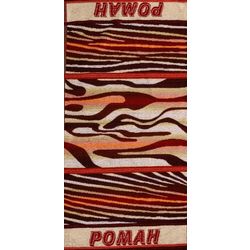 Terry bath towel personalized "Roman" size 100 * 50 jacquard