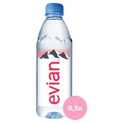 EVIAN / Still mineral water Evian, plastic bottle 0.5 l