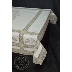 Елецкие кружева / Yelets lace / Table set "Tablecloth and napkins"