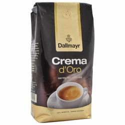 DALLMAYR / Coffee beans "Crema d'Oro Selektion" arabica 100%, vacuum pack 1000 g