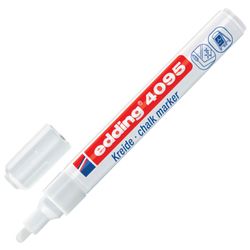 Pennarelli a gesso EDDING 4095 SET 5 pz., 2-3 mm, ASSORTITI, cancellabili con umidità, per superfici lisce