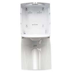 VEIRO Prof / Dispenser "Easyroll" white for towel rolls with central hood (M1 / M2)