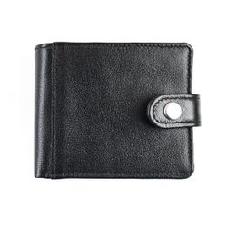 A purse with finished edges "Heraldry "M"" black