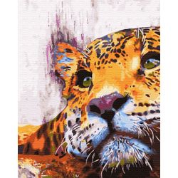 ВанГогВоМне / VanGogVoMne / Paint by number "Leopard head" 40x50 cm