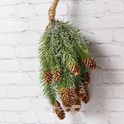 Kaemingk / Coniferous branch Sibirica with sparkles 37 cm