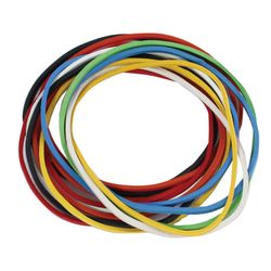 Universal bank rubber bands, diameter 60 mm, STAFF 50 g, colored, natural rubber