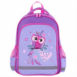 ПИФАГОР / Backpack PIFAGOR SCHOOL for primary school, Owlet, 38x28x14 cm, 229991