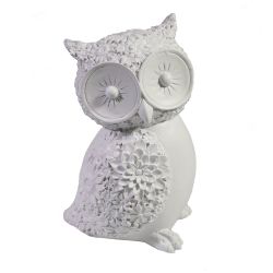 Ремеко / Decorative figure "Owl" (white) L9W7H13