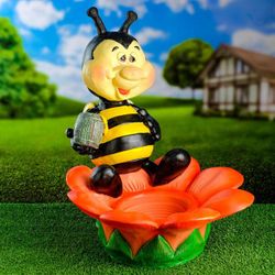 Хорошие сувениры / Figured planter "Bee on a flower" 53x48 cm