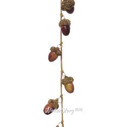 Kaemingk / Garland Acorns Frainetto Shiny Gold 110 cm