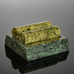 Сималенд / Business card holder with two cylinders "Serpentine"