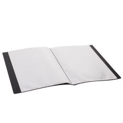 Thư mục gồm 40 phụ trang BRAUBERG "Hợp đồng", màu đen, chống chói, 0,7 mm, hạng thương gia