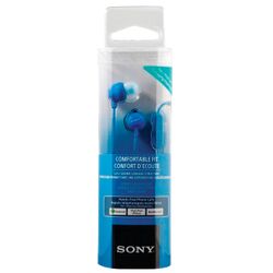 SONY / Mikrofonlu kulaklıklar (kulaklık) MDR-EX15AP, kablolu, 1,2 m, kulak içi, stereo, mavi