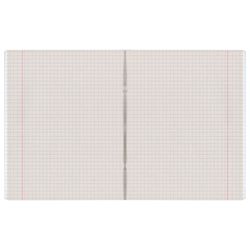 STAFF / Notebook A5, 48 sheets, cage, offset No. 2 ECONOMY, cardboard cover, ONE-TONE / 10 pcs.