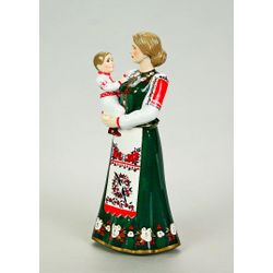 Vernissage of History / Statuette of a Cossack woman with a child (hand-painted)