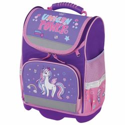 प्राथमिक विद्यालय, "यूनिकॉर्न पावर", 37x29x15 सेमी . के लिए Satchel UNLANDIA WISE
