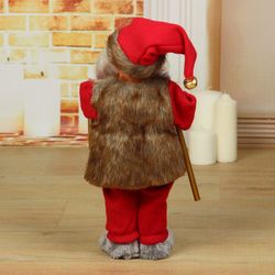 Зимнее волшебство / Doll "Santa Claus, padded jacket, with a lantern"