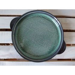 Хорекс / Horex / Dish "Verde Notte" corrugato 4 pcs.