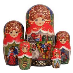 Matryoshka "Russian tales" 7 dolls