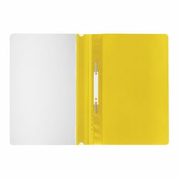 STAFF plastic folder, A4 100/120 µm, yellow