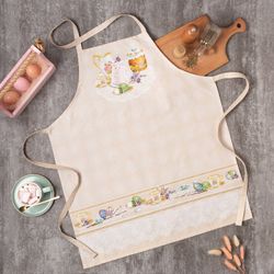 Этель / Apron Easter cakes 60x70 cm, 100% cotton, twill 190 g / m2